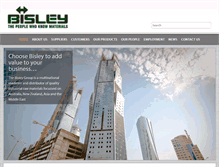 Tablet Screenshot of bisley.biz